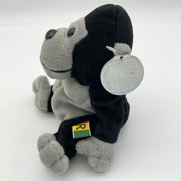 Coca-Cola International VTG Plush RILLY The Gorilla RWANDA Beanie Collectible - Picture 2 of 7